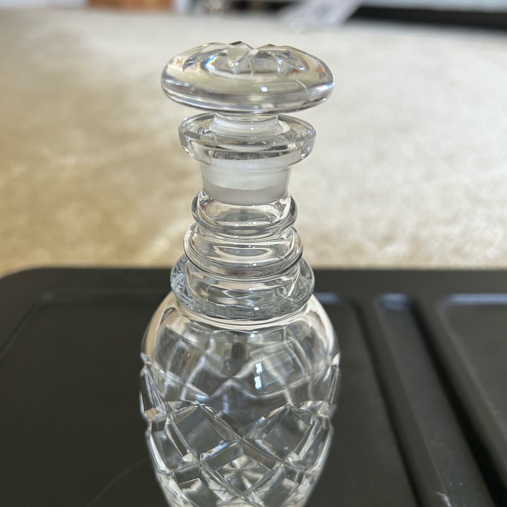 Elegant Clear Glass Small Decanter